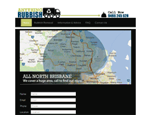 Tablet Screenshot of anythingrubbish.com.au